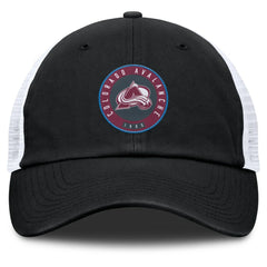 Colorado Avalanche - Fanatics Averie Trucker Adjustable Hat Black/White