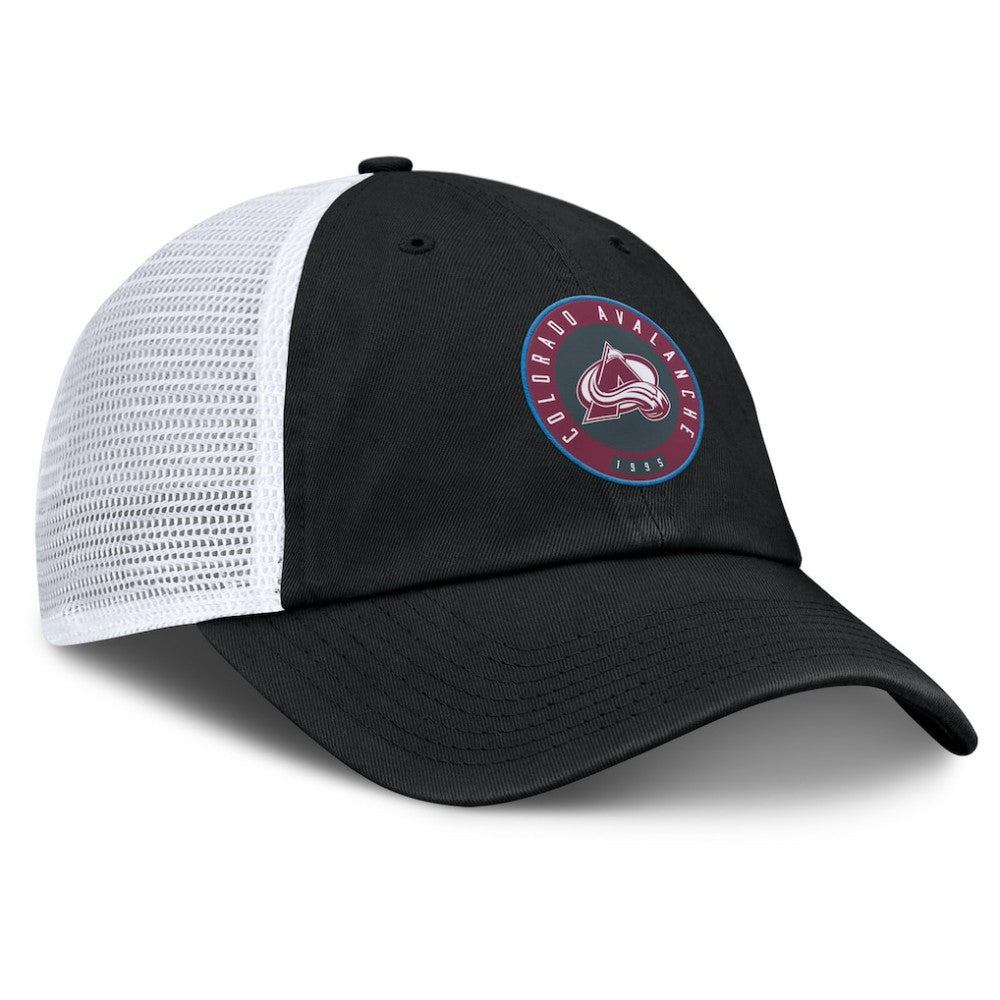Colorado Avalanche - Fanatics Averie Trucker Adjustable Hat Black/White