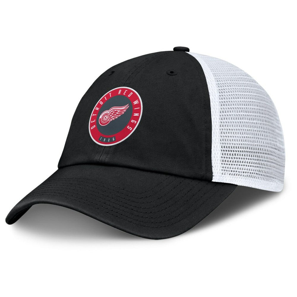 Detroit Red Wings - Fanatics Averie Trucker Adjustable Hat Black/Gray