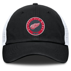 Detroit Red Wings - Fanatics Averie Trucker Adjustable Hat Black/Gray
