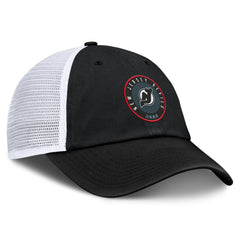 New Jersey Devils - Fanatics Averie Trucker Adjustable Hat Black/White