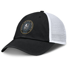 Vegas Golden Knights Fanatics Averie Trucker Adjustable Hat Black/White