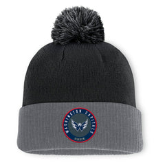 Washington Capitals Fanatics Aspyn Cuffed Knit Hat with Pom Black