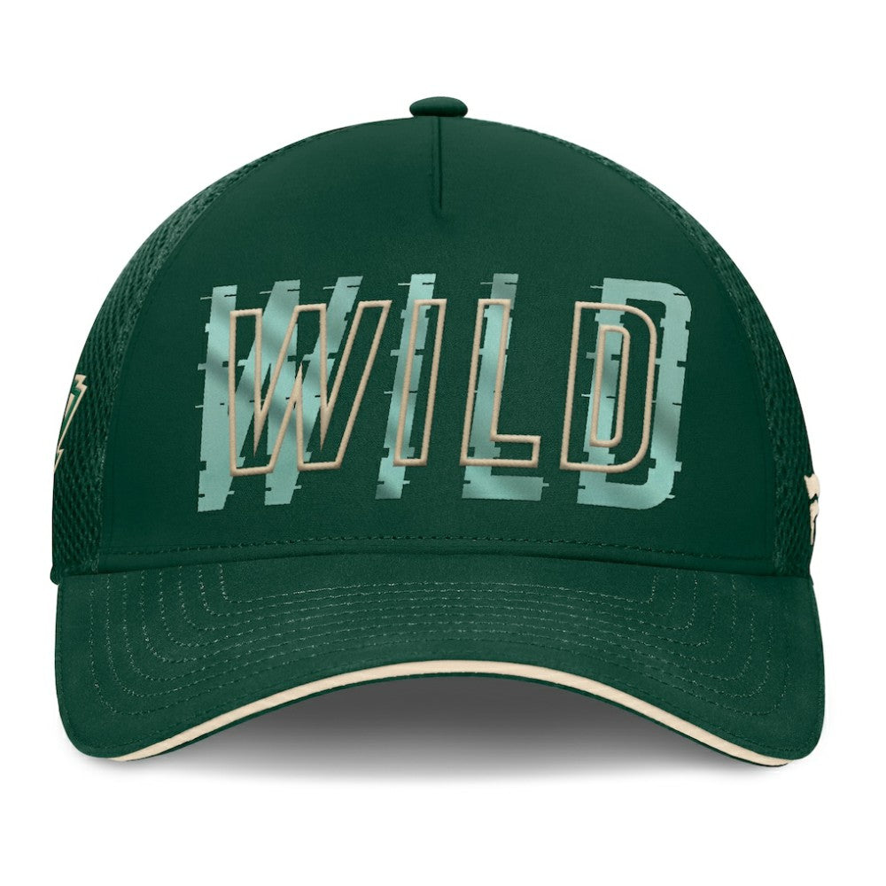 Minnesota Wild - Fanatics Fundamental Flex Hat Green