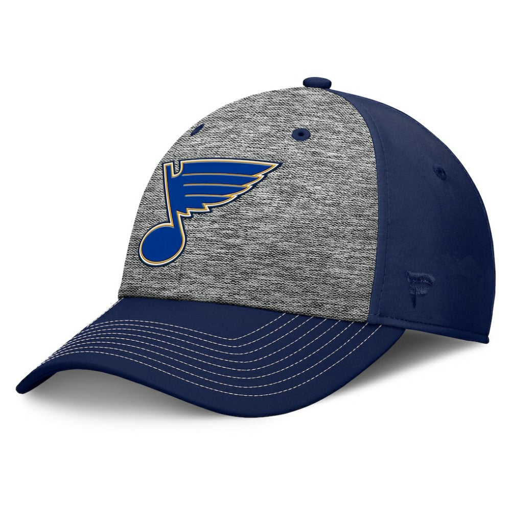 St. Louis Blues - Fanatics Fundamental Top Shelf 2-Tone Flex Hat Gray/Navy