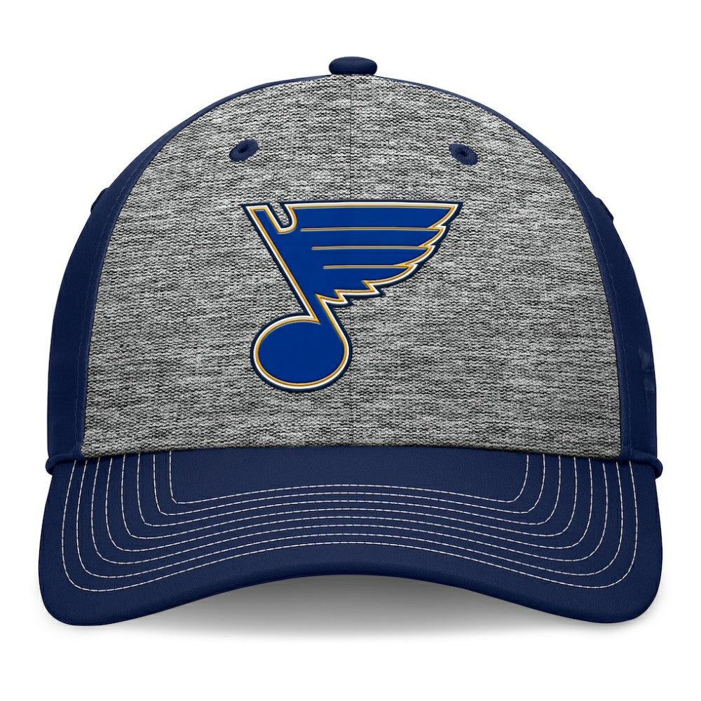 St. Louis Blues - Fanatics Fundamental Top Shelf 2-Tone Flex Hat Gray/Navy