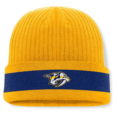 Nashville Predators - Fanatics Blueliner Cuffed Knit Hat Gold
