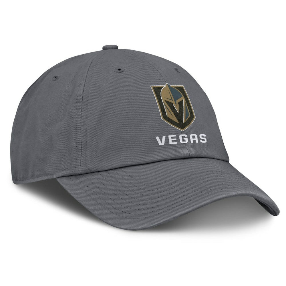 Vegas Golden Knights Fanatics Washed Adjustable Hat Charcoal