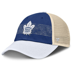 Toronto Maple Leafs - Fanatics Heritage Breakaway Trucker Adjustable Hat Blue/Cream