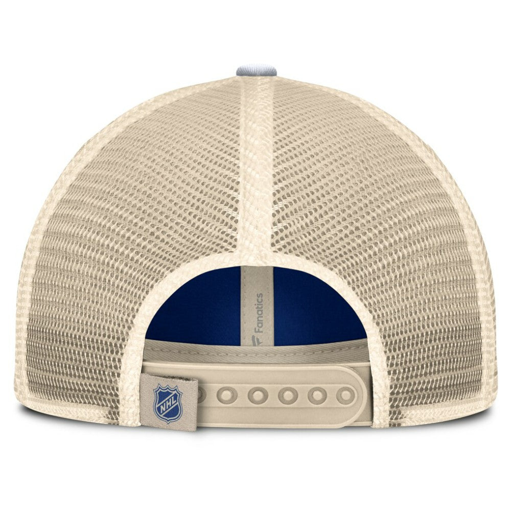 Toronto Maple Leafs - Fanatics Heritage Breakaway Trucker Adjustable Hat Blue/Cream