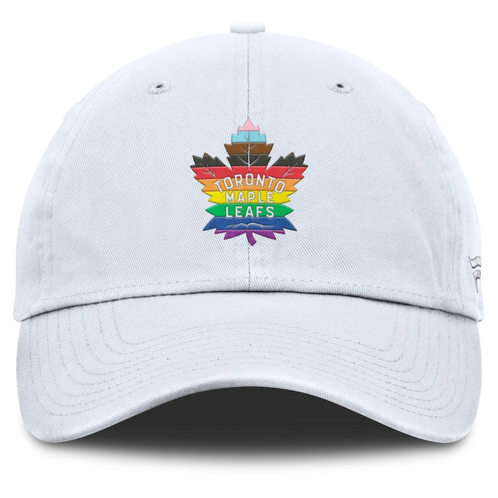 Toronto Maple Leafs - Fanatics PRIDE Adjustable Hat White