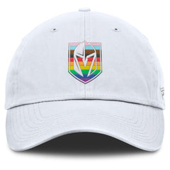 Vegas Golden Knights Fanatics PRIDE Adjustable Hat White