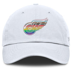 Detroit Red Wings - Fanatics PRIDE Adjustable Hat White
