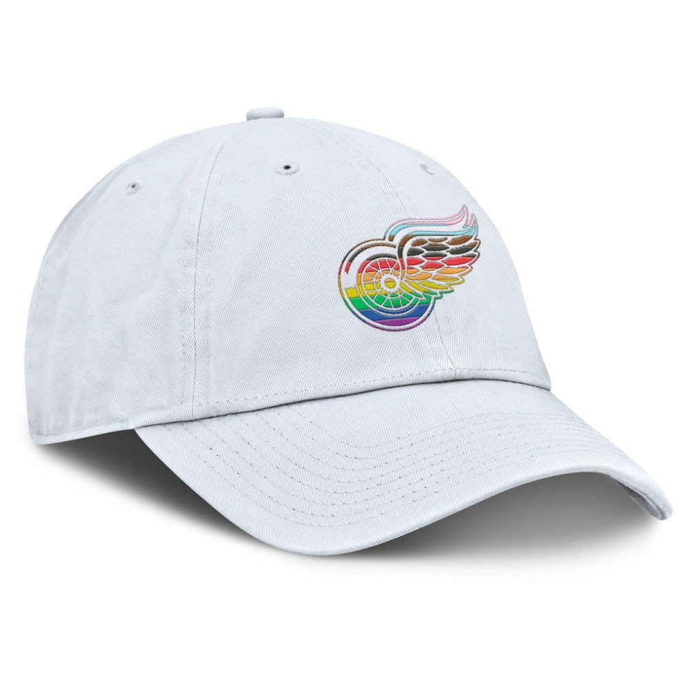 Detroit Red Wings - Fanatics PRIDE Adjustable Hat White