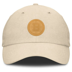 Boston Bruins Fanatics Front Office Canvas Adjustable Hat Tan