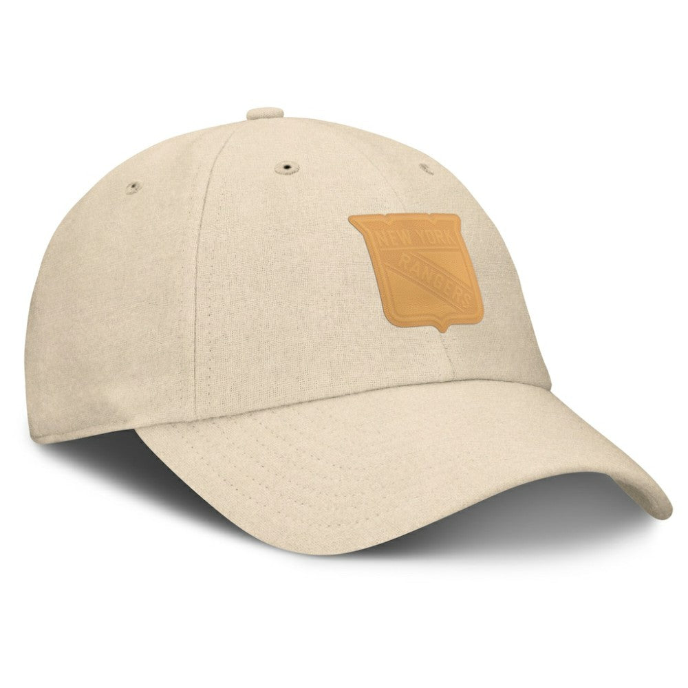New York Rangers Fanatics Front Office Canvas Adjustable Hat Tan