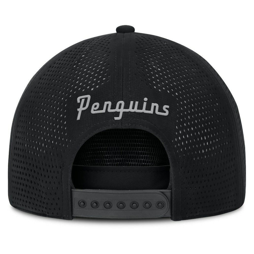 Pittsburgh Penguins Fanatics Front Office Performance A-Frame Adjustable Hat Black