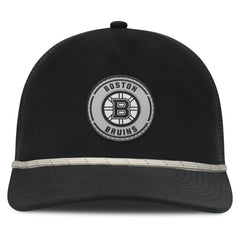 Boston Bruins Fanatics Front Office Performance A-Frame Adjustable Hat Black