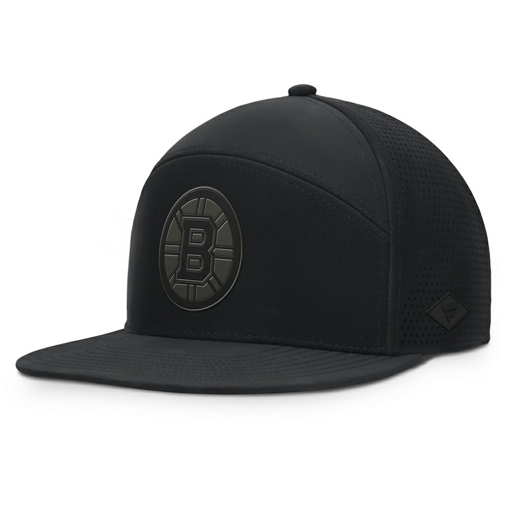 Boston Bruins Fanatics Front Office Adjustable Hat Black