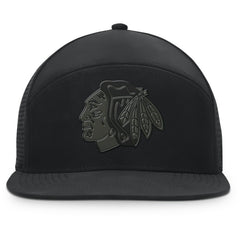 Chicago Blackhawks Fanatics Front Office Adjustable Hat Black