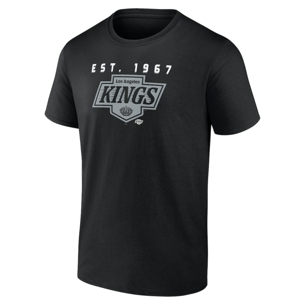 Los Angeles Kings - Logo Athletic Coordinate T-Shirt Black