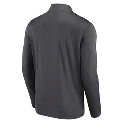 Los Angeles Kings - Logo Athletic Head-to-Head Raglan Quarter-Zip Top Heather Charcoal