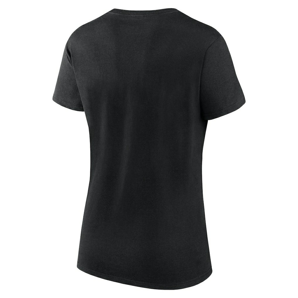 New Orleans Saints Logo Athletic Women's Lean T-Shirt Black - NFL