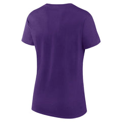 Minnesota Vikings Logo Athletic Women's Lean T-Shirt Purple - NFL