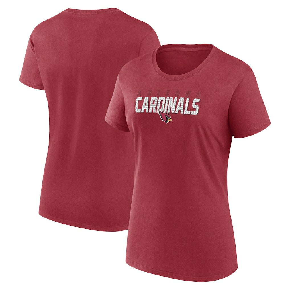 Arizona Cardinals Logo Athletic Women's Lean T-Shirt Cardinal - NFL