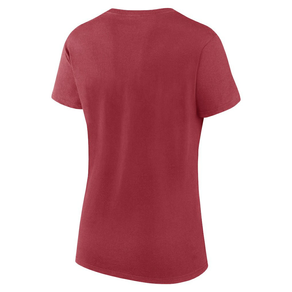 Arizona Cardinals Logo Athletic Women's Lean T-Shirt Cardinal - NFL