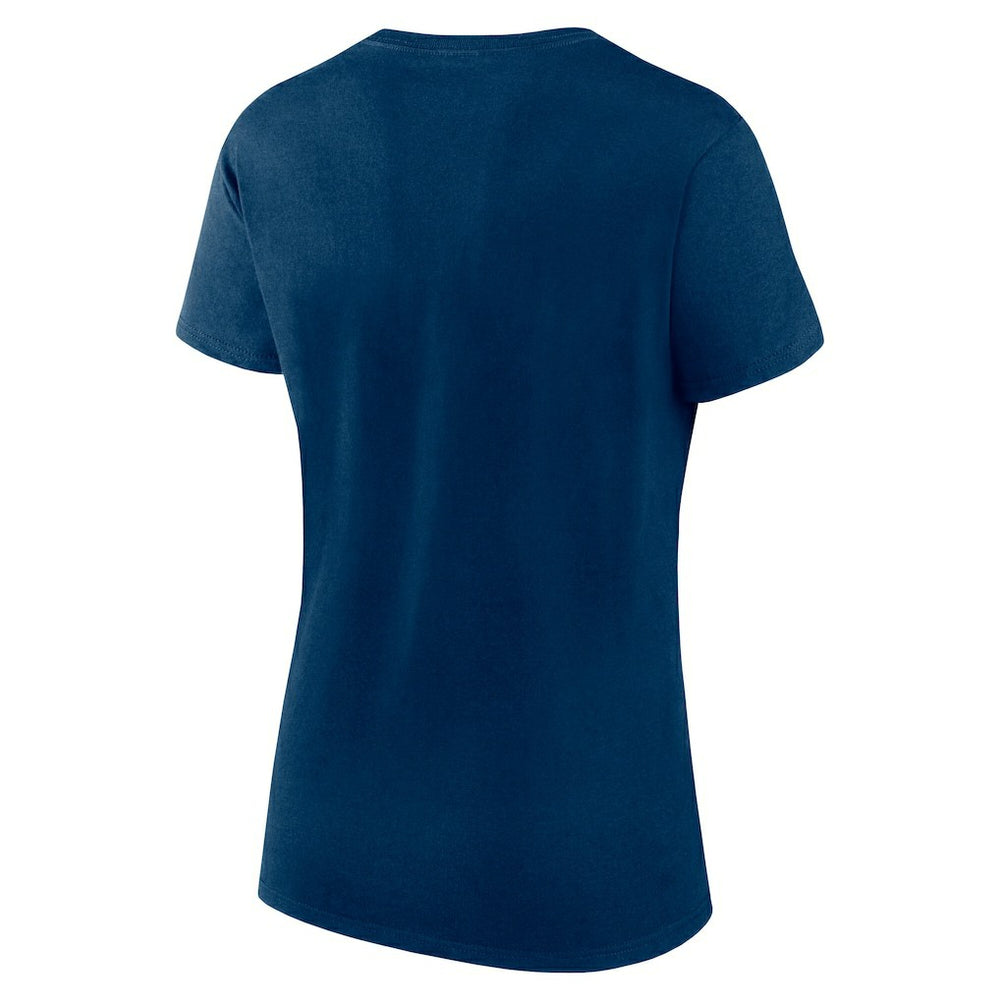 Houston Texans Logo Athletic Women's Lean T-Shirt Navy - NFL