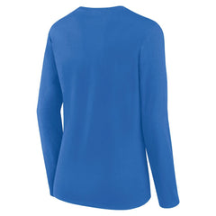 Los Angeles Chargers Logo Athletic Women's Grip Long Sleeve T-Shirt Powder Blue - NFL