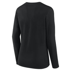 Pittsburgh Steelers Logo Athletic Women's Grip Long Sleeve T-Shirt Black - NFL