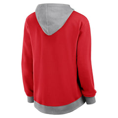Kansas City Chiefs Logo Athletic Women's Hit It French Terry Full-Zip Hoodie Red - NFL