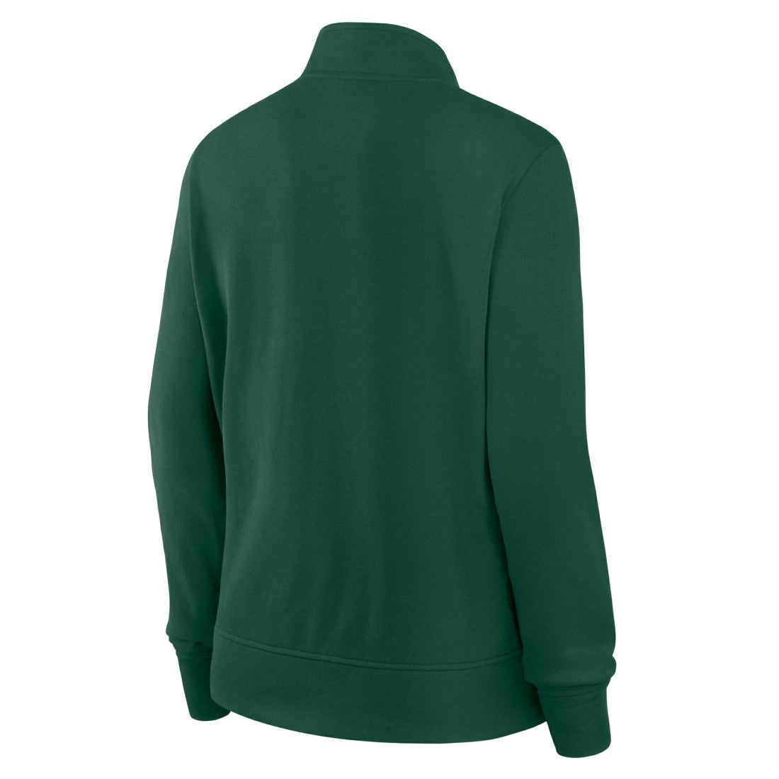 Green Bay Packers Logo Athletic Women's Velocity Quarter-Zip Jacket Green - NFL