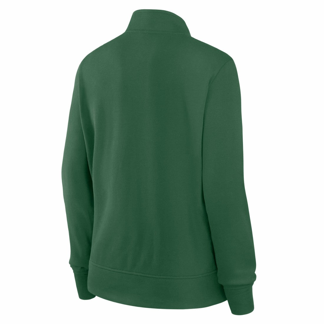 New York Jets Logo Athletic Women's Velocity Quarter-Zip Jacket Green - NFL