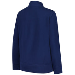 Dallas Cowboys Logo Athletic Women's Velocity Quarter-Zip Jacket Navy - NFL