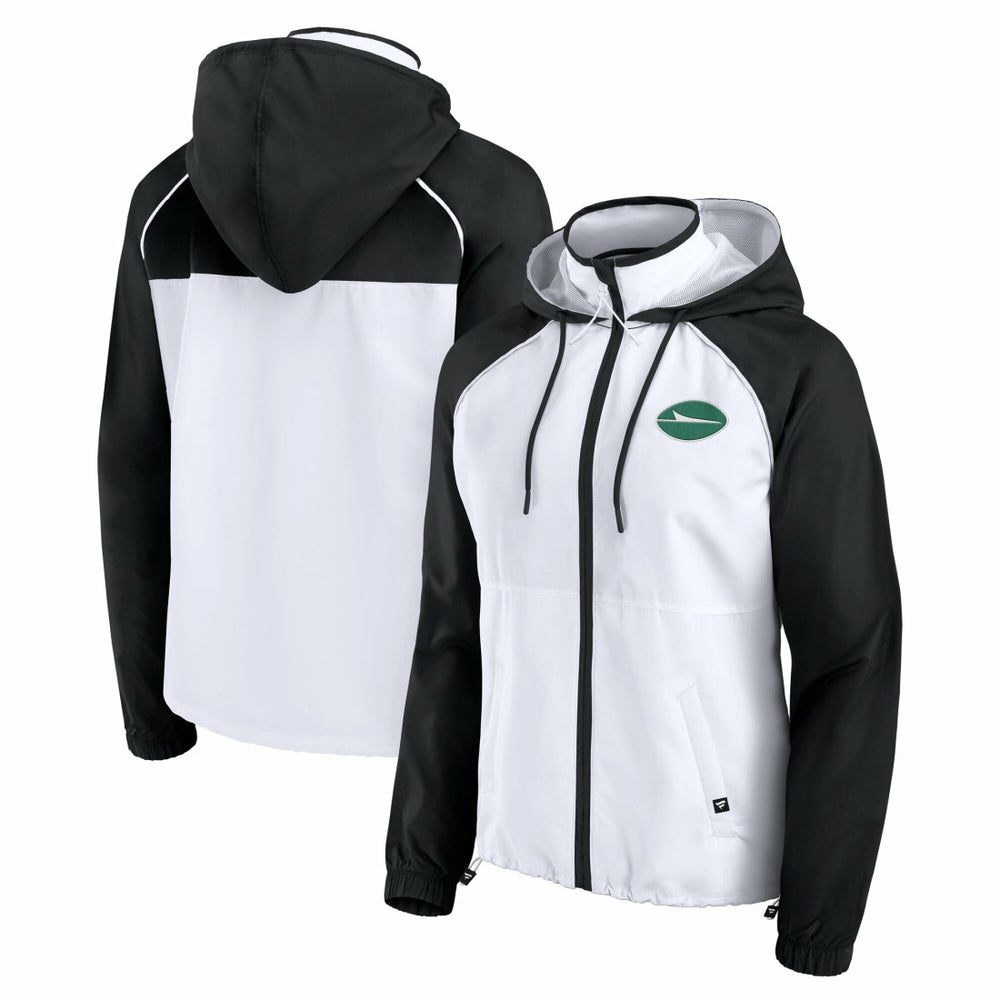 New York Jets Women's Full-Zip Anorak Hoodie Jacket White - Fanatics