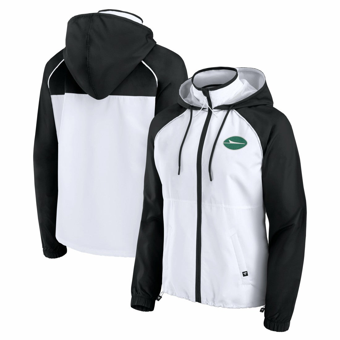 New York Jets Women's Full-Zip Anorak Hoodie Jacket White - Fanatics