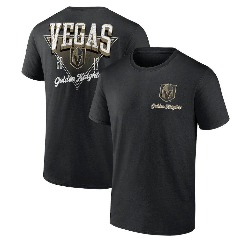 Vegas Golden Knights Logo Athletic Never Over T-Shirt Black
