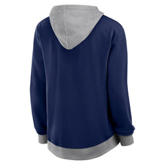 Columbus Blue Jackets - Logo Athletic Women's Hit It French Terry Full-Zip Hoodie Navy