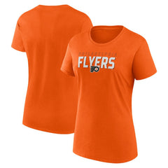 Philadelphia Flyers - Logo Athletic Women's Launch Scoop Neck T-Shirt Orange