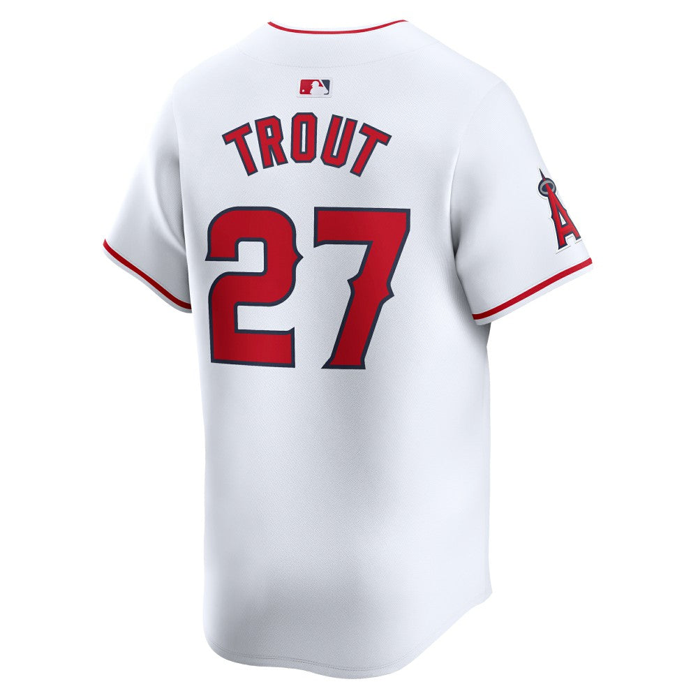 Mike Trout Los Angeles Angels Nike Youth Home Limited Player Jersey Lifestyle