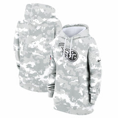 Tennessee Titans Women's 2024 Salute To Service Club Fleece Oversized Pullover Hoodie Arctic Camo - Nike