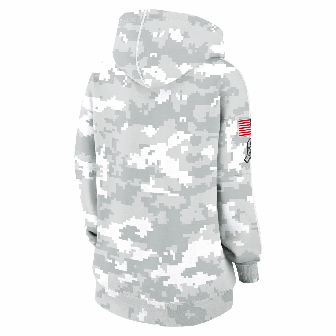 Tennessee Titans Women's 2024 Salute To Service Club Fleece Oversized Pullover Hoodie Arctic Camo - Nike