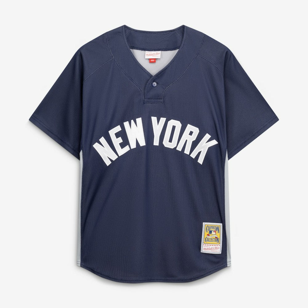 Derek Jeter New York Yankees Mitchell & Ness Authentic Batting Practice Jersey - Navy | MLB Jerseys