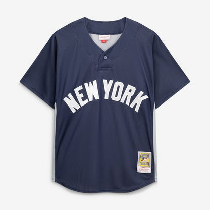Derek Jeter New York Yankees Mitchell & Ness Authentic Batting Practice Jersey - Navy | MLB Jerseys