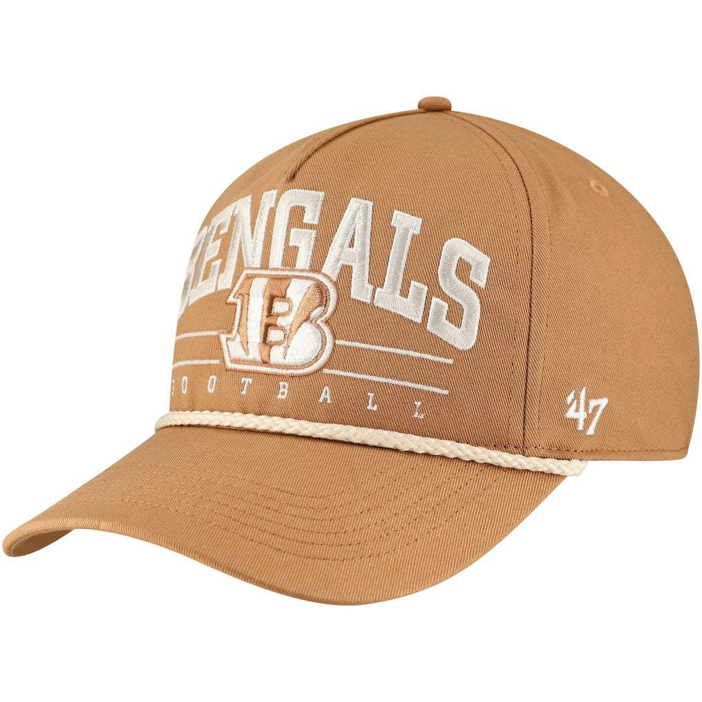 Cincinnati Bengals '47 Roscoe Rope Hitch Adjustable Hat Tan - 47 brand