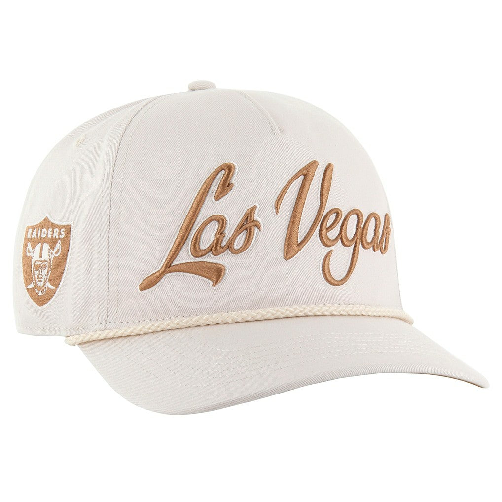 Las Vegas Raiders '47 Overhand Hitch Adjustable Hat Cream - 47 brand