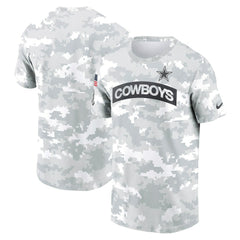 Dallas Cowboys 2024 Salute To Service Performance T-Shirt Arctic Camo - Nike
